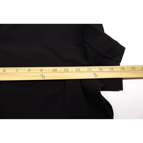 Alice + Olivia Women's Chad Asymmetrical Cuffed Shorts Black Sz 10 - Picture 6 of 12